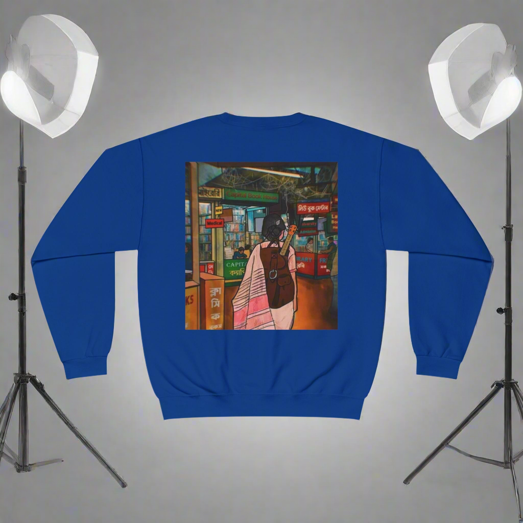 Vibrant Cultural Art Unisex Crewneck Sweatshirt - Perfect for Cozy Days & Cultural Celebrations